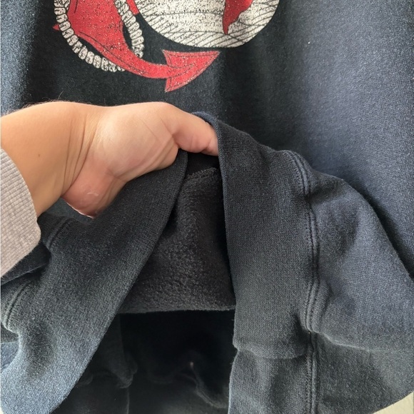 Vintage Hans Marines USMC black pull over sweater size M - Picture 3 of 5